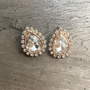 Rose gold earrings